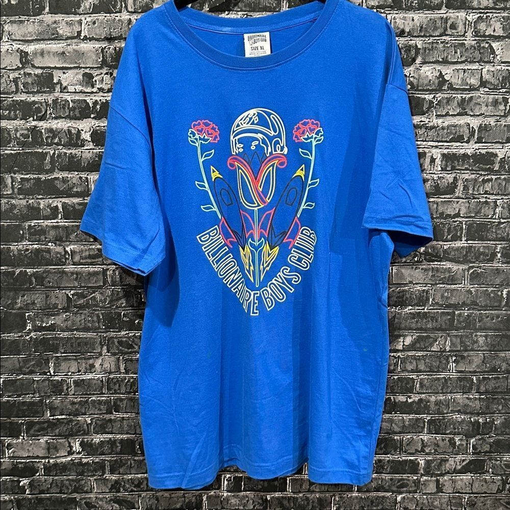 Billionaire Boys Club Blue Winter Floral Design Tee!